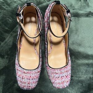 Madden Girl Chic Pink Tweed Women's Shoes